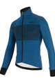 SANTINI Cycling thermal jacket - COLORE - blue