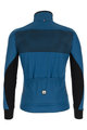 SANTINI Cycling thermal jacket - COLORE - blue