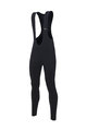 SANTINI Cycling long bib trousers - LAVA WINTER - black