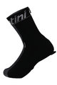 SANTINI Cycling shoe covers - PIXEL - black