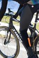 SANTINI Cycling long bib trousers - VEGA GRIDO WINTER - grey/black