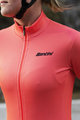 SANTINI Cycling winter long sleeve jersey - COLORE LADY WINTER - pink