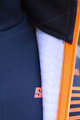 SANTINI Cycling thermal jacket - COLORE - blue/orange