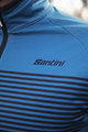 SANTINI Cycling thermal jacket - COLORE - blue
