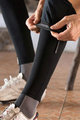 SANTINI Cycling leg warmers - TOTUM - black