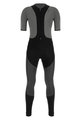 SANTINI Cycling winter set with jacket - VEGA XTREME WINTER  - grey/black