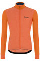 SANTINI Cycling winter set - COLORE PURO+OMNIA - orange/black