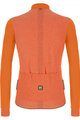 SANTINI Cycling winter set - COLORE PURO+OMNIA - orange/black