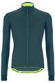 SANTINI Cycling winter set - COLORE PURO WINTER - black/green
