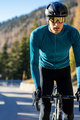 SANTINI Cycling winter long sleeve jersey - COLORE PURO WINTER - green