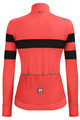SANTINI Cycling winter long sleeve jersey - CORAL BENGAL LADY - pink