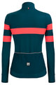 SANTINI Cycling winter long sleeve jersey - CORAL BENGAL LADY - blue