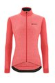 SANTINI Cycling winter long sleeve jersey - COLORE PURO LADY W - pink
