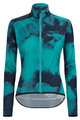 SANTINI Cycling windproof jacket - NEBULA STORM LADY - light blue