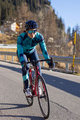 SANTINI Cycling windproof jacket - NEBULA STORM LADY - light blue
