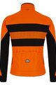 SANTINI Cycling winter set with jacket - COLORE BENGAL WINTER - black/orange