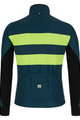 SANTINI Cycling thermal jacket - COLORE BENGAL WINTER - blue