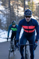 SANTINI Cycling thermal jacket - COLORE BENGAL WINTER - blue