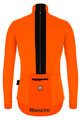 SANTINI Cycling thermal jacket - VEGA MULTI WINTER - orange