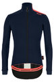 SANTINI Cycling thermal jacket - VEGA MULTI WINTER - blue