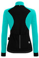 SANTINI Cycling thermal jacket - CORAL BENGAL LADY - turquoise