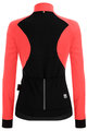 SANTINI Cycling thermal jacket - CORAL BENGAL LADY - pink