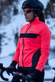 SANTINI Cycling thermal jacket - CORAL BENGAL LADY - pink