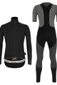 SANTINI Cycling winter set with jacket - VEGA XTREME WINTER  - grey/black
