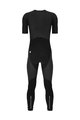 SANTINI Cycling long bib trousers - VEGA DRY - black/anthracite