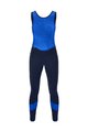 SANTINI Cycling long bib trousers - CORAL BENGAL LADY - black/blue