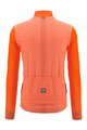 SANTINI Cycling winter long sleeve jersey - SANTINI COLORE PURO - orange