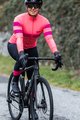 SANTINI Cycling winter long sleeve jersey - CORAL BENGAL LADY - pink