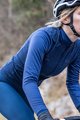 SANTINI Cycling winter long sleeve jersey - COLORE PURO LADY - blue