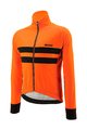 SANTINI Cycling thermal jacket - COLORE HALO - orange