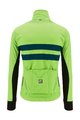 SANTINI Cycling winter set with jacket - COLORE HALO + LAVA - green/black