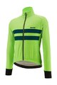 SANTINI Cycling thermal jacket - COLORE HALO - green