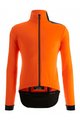 SANTINI Cycling thermal jacket - VEGA MULTI - orange