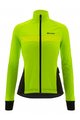 SANTINI Cycling thermal jacket - CORAL BENGAL LADY - green