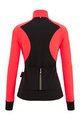 SANTINI Cycling thermal jacket - CORAL BENGAL LADY - pink