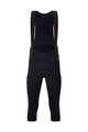 SANTINI Cycling 3/4 length bib shorts - ADAPT SHELL - black