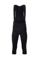 SANTINI Cycling 3/4 length bib shorts - ADAPT SHELL - black
