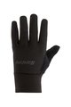 SANTINI Cycling long-finger gloves - COLORE - black