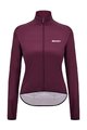 SANTINI Cycling windproof jacket - NEBULA - bordeaux