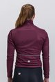 SANTINI Cycling windproof jacket - NEBULA - bordeaux