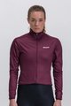 SANTINI Cycling windproof jacket - NEBULA - bordeaux