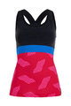 SANTINI Cycling sleeveless jersey - SCIA DUNE LADY - black/pink