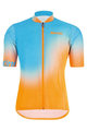 SANTINI Cycling short sleeve jersey - TERRA MTB - orange/turquoise