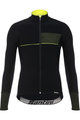 SANTINI Cycling winter long sleeve jersey - VEGA 2.0 WINTER - black/yellow
