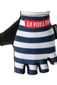 SANTINI Cycling fingerless gloves - LA VUELTA 2018 - white/blue/black