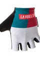 SANTINI Cycling fingerless gloves - LA VUELTA 2018 - black/blue/red/white